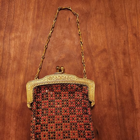 Vintage Whiting & Davis Mesh Purse Bag - Picture 2 of 4